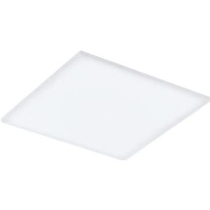 EGLO TURCONA-B Plafondlamp, metaal, ledpaneel met verlicht oppervlak van kunststof, plafondlamp voor keuken, hal en woonkamer, warmwit, 43,7 cm