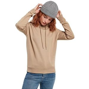 Urban Classics Dames Hoody Sweatshirt met capuchon, warm zand