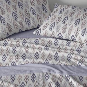 Burrito Blanco Koraal beddengoed, 105 cm bed (+ maten beschikbaar), winterlakens, design 770, kleur blauw (105 x 190/200 cm)
