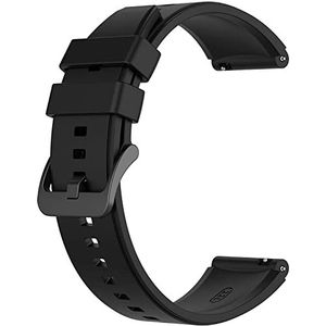 Huawei Watch GT2 Pro siliconen reservearmband, compatibel met Huawei Watch GT3/GT3 Pro/GT2 46 mm 22 mm, zwart