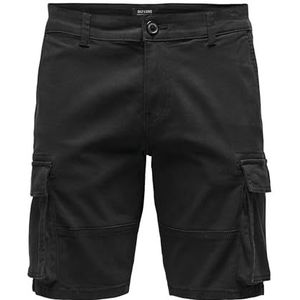 ONLY & SONS Herenshorts, zwart.
