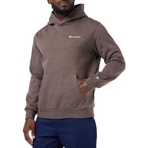 Champion Rochester 1919 Eco Future Fleece Biologisch Katoenen Sweatshirt met capuchon voor heren, Bruine Scuro Melange