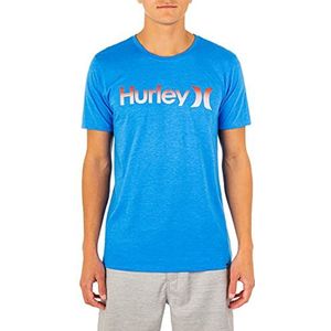Hurley T-shirt One and Only Gradient herenhemd, Photoblue Heather