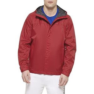 Tommy Hilfiger Giacca Leggera E Ademend met Cappuccio, waterdicht, heren, Rood