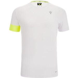 Macron Run Start Scd Howie Reflex T-shirt Print Wht/Nyel SS Man Maillot Homme