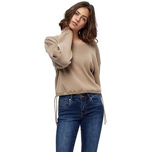 Desires dames gabi trui met snaren, 0021 Kobblestone