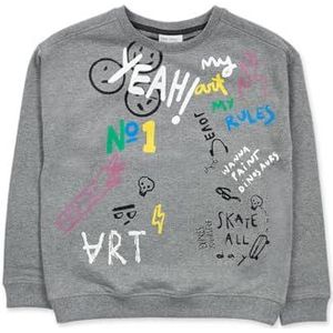 Tuc Tuc Sweat-shirt en peluche pour enfant Couleur Gris Collection The New Artist, gris, 12 ans