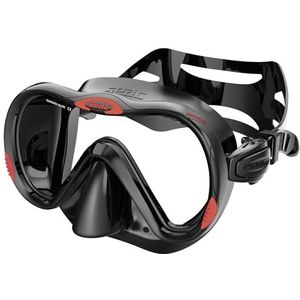 Seac Boss Snorkelmasker voor volwassenen, enkele lens, verstelbare riem