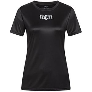 BENLEE Rocky Marciano T-shirt Lindsay pour femme, noir/argent, S