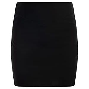 faina Mini-rok van jersey, minirok voor dames, 1 stuk, zwart.
