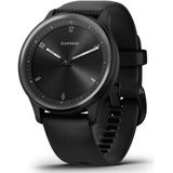 Garmin vívomove Sport Smartwatch met mechanische wijzers en touchscreen, grijs met zwarte armband, 40 mm behuizing