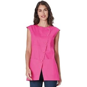 Siggi lichte jas Mara, korte mouwen, knoopsluiting (fuchsia, 3XL)