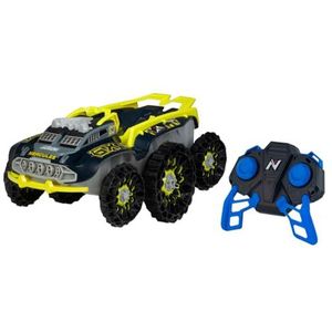 Nikko RC 10421 Hercules offroad-auto met 6 wielen, 360 graden rotatie, super rijgevoel, 15 km/u, 30 cm, afstandsbediening 2,4 GHz, bereik 40 m, voor kinderen vanaf 6