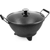 Princess 162389 Stir-fry Wok - Elektrische Wok - 1400 Watt - Antikleeflaag - 250 graden