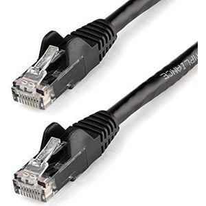 StarTech.com Cat6 Gigabit UTP-netwerkkabel zonder stekker, 3 m, RJ45 Ethernet-kabel, zwart (N6PATC3MBK)