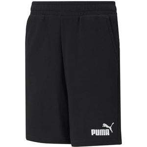 PUMA esss gebreide shorts voor jongens, Puma Zwart