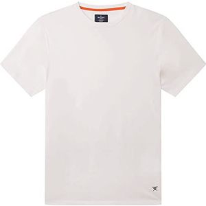 Hackett London Op maat gemaakt sport-T-shirt voor heren, wit, XXL, Wit.