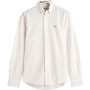 GANT T-shirt slim Oxford Banker Stripe pour homme, rose clair, 3XL