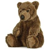 Pluche Bruine Beer Knuffel 25 cm - Beren Bosdieren Knuffels - Speelgoed Voor Kinderen