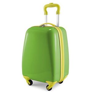 HAUPTSTADTKOFFER - Koffers voor kinderen, harde handbagage, trolley harde schaal ABS/PC,, appelgroen, Kinderbagage