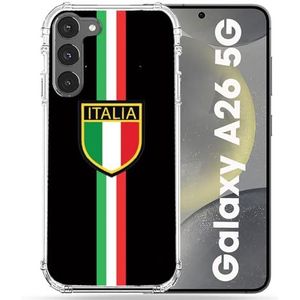 Cokitec Coque renforcée pour Samsung Galaxy A26 5G Voyage Italie 3 Noir