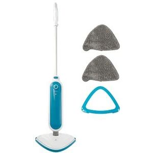 Zelmer ZST1300 - Mop parowy, moc 1300 W, gotowy do pracy w 20s, wyrzut pary 28 g/min, pojemnik na wodbü 400 ml, nakläadka do czyszczenia dywanów, lekki i ergonomiczniey, bieski,