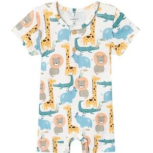 NAME IT Nbnosafari Sunsuit Zonnepak, uniseks, 1 stuk, Wit