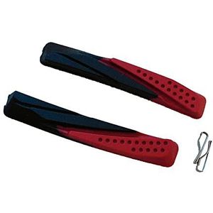 Patins VTT Eleven de rechange 72mm V-brake noir/rouge double composé