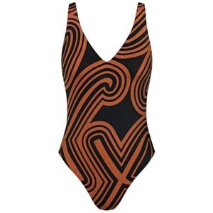 Triumph Maillot de bain une pièce pour femme, Marron - Combinaison sombre, 100A