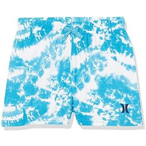 Hurley Hrlg Tie Dye Casual shorts voor meisjes, Lagoon Blauw