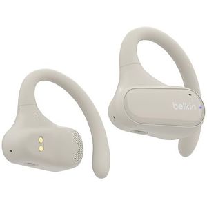 Belkin SoundForm ClearFit draadloze hoofdtelefoon met vrije oren (lichte en comfortabele hoofdtelefoon, IPX5 waterdicht, draadloze bluetooth-hoofdtelefoon voor wandelen, fietsen, hardlopen enz.) -