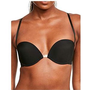 Wonderbra Klassieke herbruikbare beha voor dames, zwart