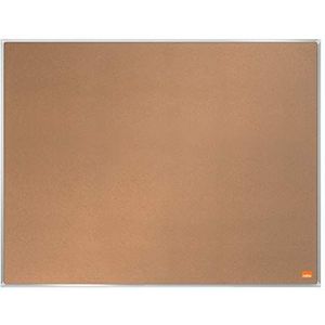 Nobo Prikbord kurk, 600 x 450 mm, fijne randen, zelfherstellend oppervlak, InvisaMount-bevestigingssysteem, professionele druk, lichtbruin, 1915229