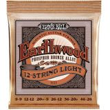 Ernie Ball Earthwood lichte snaren fosfor brons voor akoestische gitaar met 12 snaren, dikte 9-46