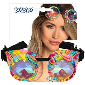 Boland - Feestbril voor volwassenen, kunststof, plezierbril, zonder glazen, zonnebril, badtoets-feest, themafeest, carnaval