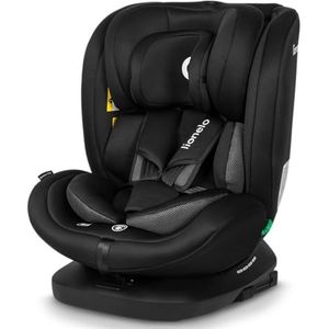 Lionelo Bastiaan One i-Size 4-in-1 autostoel voor kinderen van 0-12 jaar (40-150 cm) ISOFIX en de nieuwste R129-standaard optie naar achteren gericht, 21 360° draaibare instellingen, zijdelingse