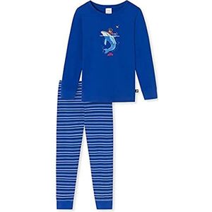 Schiesser Pyjama Lange Pijama voor meisjes, koningsblauw, 3 jaar, Royal Blauw