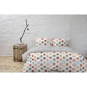 Italian Bed Linen Watercolor Wt08 Beddengoedset, voor tweepersoonsbed, 100% katoen