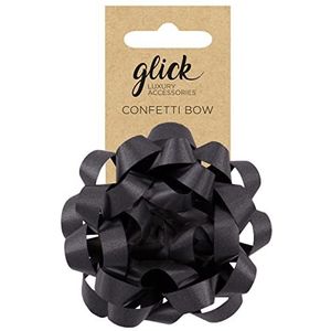 Zwarte confettistrik voor geschenkverpakkingen, zwarte strikken om te knutselen