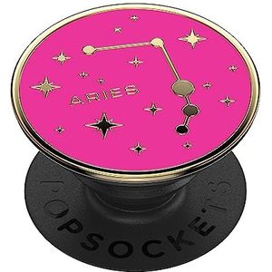 PopSockets: PopGrip houder en handgreep voor smartphone en tablet met verwisselbare top – Enamel Zodiac Aries