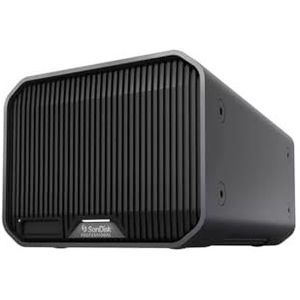 SanDisk Professional 44 TB G-Raid Mirror Raid harde schijf voor desktop-pc, bedrijfsklasse, Thunderbolt 3 (40 Gbps) tot 260 MB/s Ultrastar harde schijf 7.200 rpm binnen