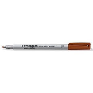 Staedtler Lumocolor niet-permanent F marker - marker (bruin, 0,6 mm)