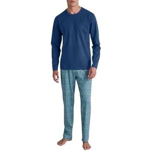 CALIDA Relax Imprint pyjamaset voor heren, Pottery Blue