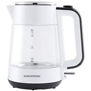 Grundig WK 5860 waterkoker 1,7 l 2400 W Zwart, Wit