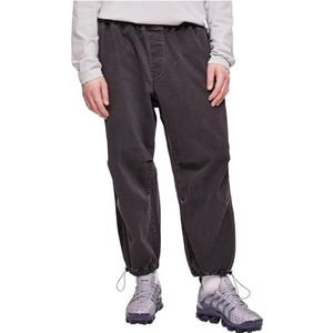 Urban Classics Pantalon en jean parachute pour homme, Realblack Washed, S