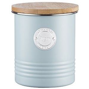 Typhoon Living Pot, 1 l, staal, blauw, 11 x 11 x 15,5 cm