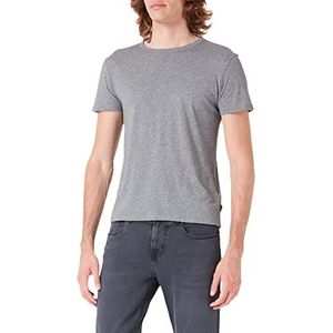 7 For All Mankind Jslm6140 T-shirt voor heren, grijs.