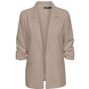 Soaked in Luxury Casual blazer voor dames, Taupe