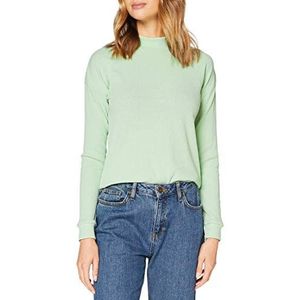 SPARKZ COPENHAGEN Tonje T-shirt met rolkraag voor dames, groen water