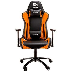 Talius Lizard V2 Professionele gamingstoel, ergonomisch kantelbaar schuim met hoge dichtheid, 2D-armleuningen, ideaal voor kinderen en volwassenen, sportdesign voor gaming, kantoor, kantoor (oranje)